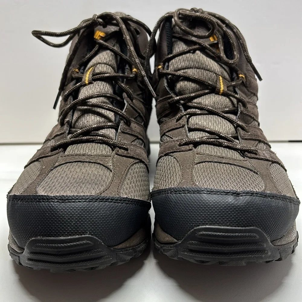 COLUMBIA PLAINS BUTTE MID WATERPROOF HIKING SHOES SIZE 14 EXCELLENT CONDITION